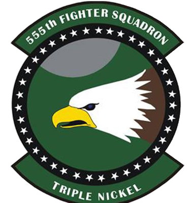 555th Fighter Squadron Triple Nickel patch